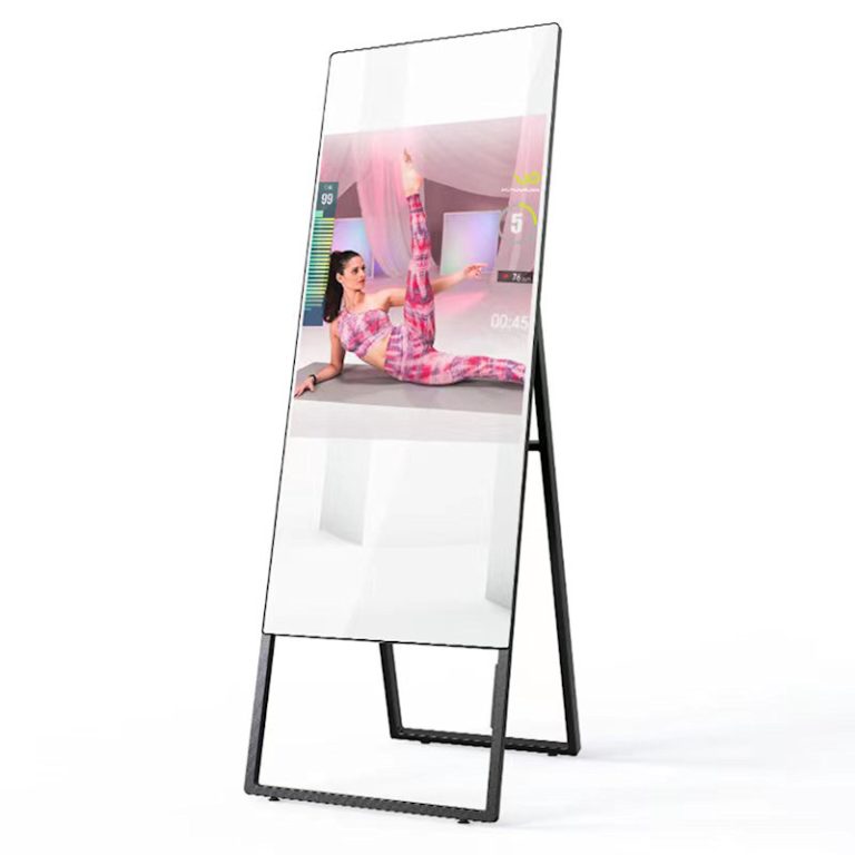 Totem da Fitness interattivo e multimediale - con specchio integrato