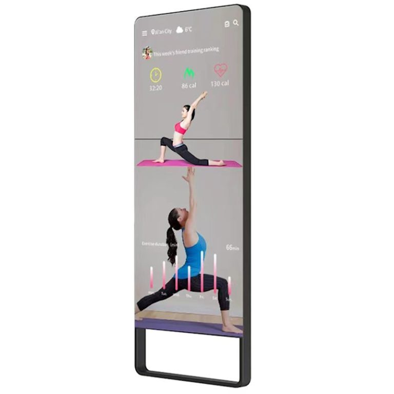 Totem da Fitness interattivo e multimediale - con specchio integrato