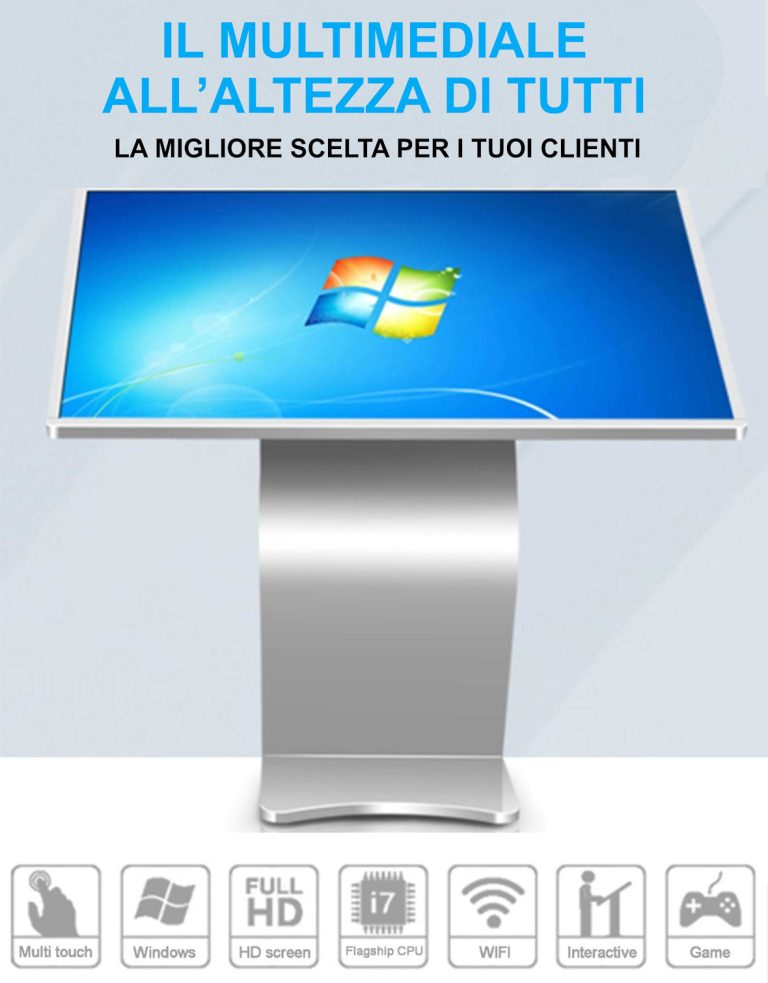 Totem Multimediale altezza uomo
