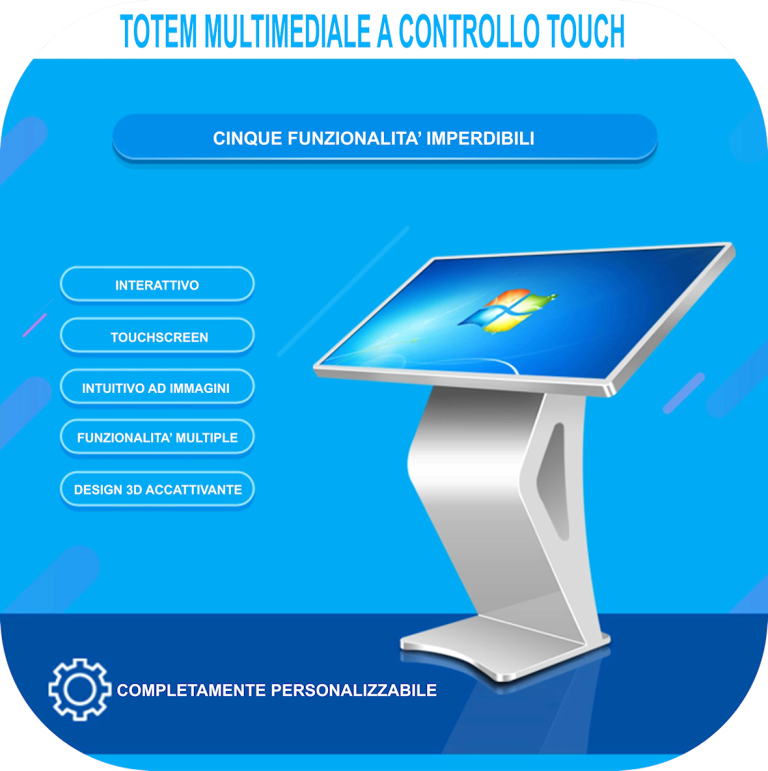 Totem Multimediali altezza uomo